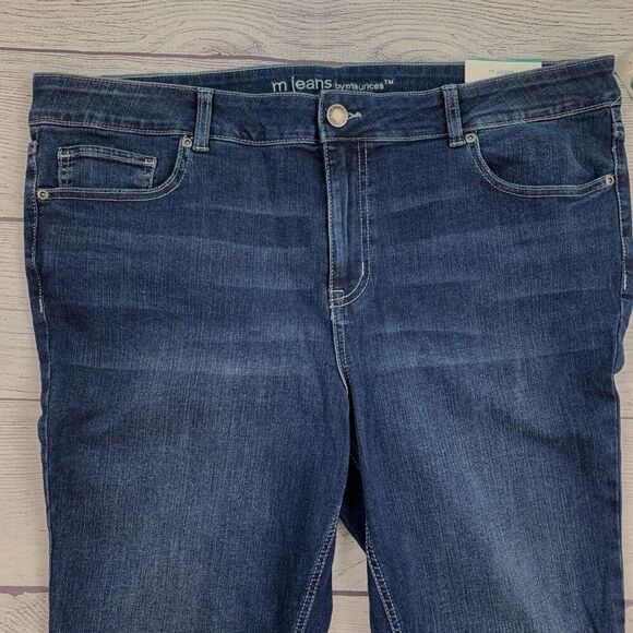 M Jeans Maurices 18 Extra Short Mid Rise Classic Skinny New NWT Inseam 26" - Picture 3 of 10